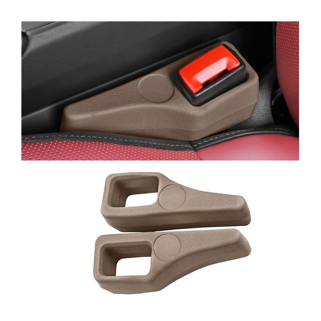 Car Seat Belt Buckle Gap Filler Protective Cover Set Car Accessories Vehicle Interior Protector Seat Belt Base Protective Cover