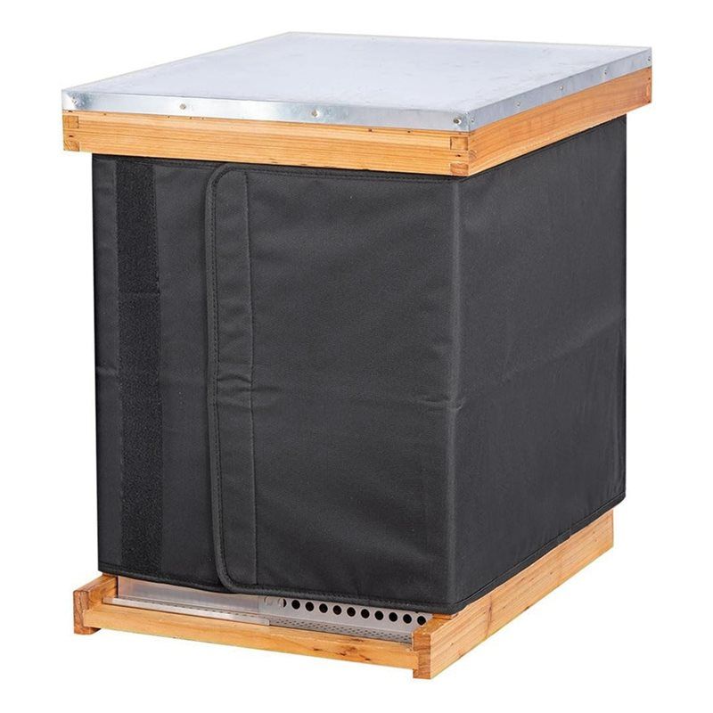3X Winter Bee Hive Wrap For 8 And 10 Frame Beehives, Oxford Cloth Adjustable Beehive Wrap, Waterproof, Windproof
