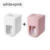 Automatic Wall Mount Toothpaste Dispenser Lazy Toothpaste Squeezer Waterproof Bathroom Toothbrush Holder Storage Accessory