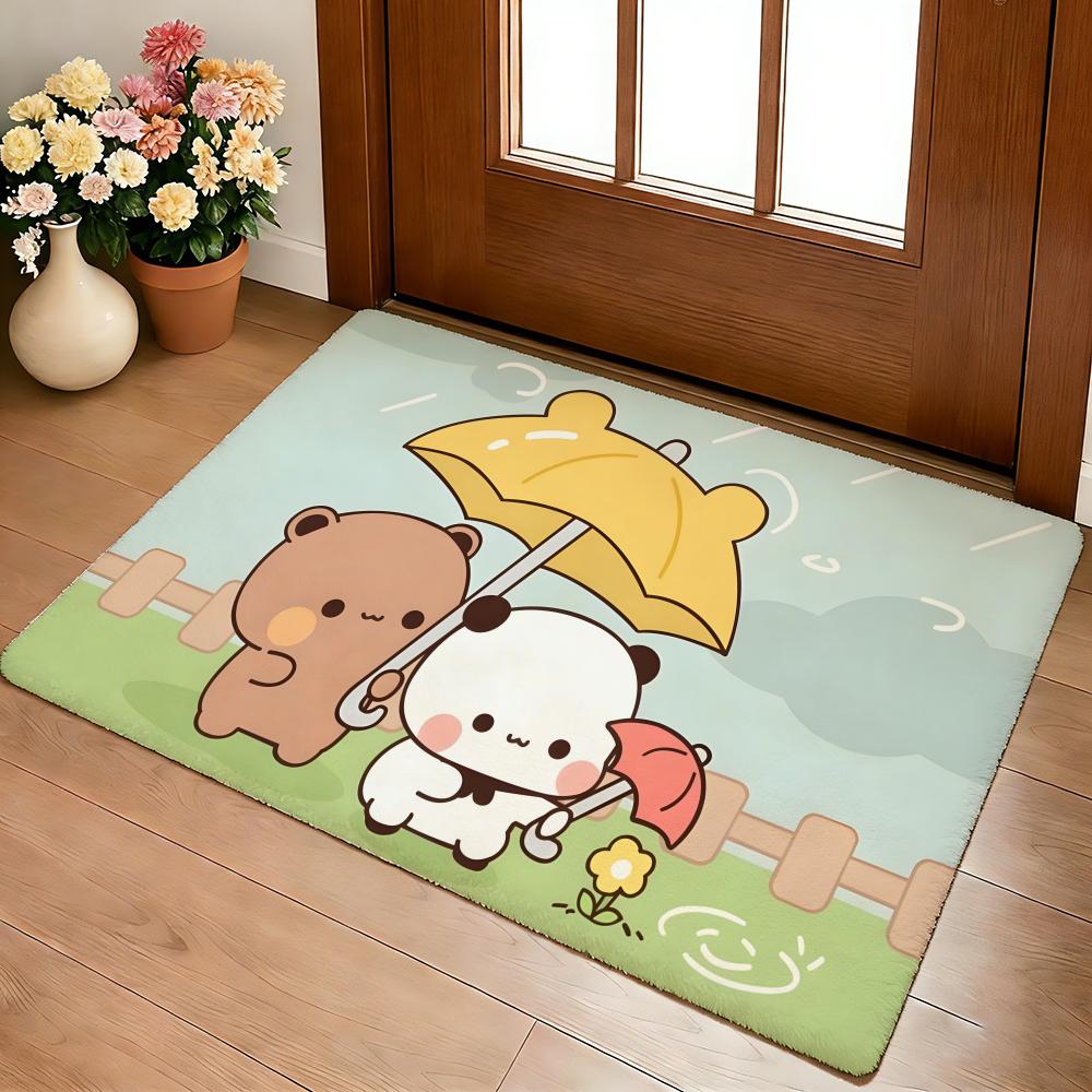 Kwai Anime Yier Bubu Fußmatte Gemütliche Flanell Weiche Dicke Rutschfeste Matte Für Wohnzimmer Schlafzimmer Küche Dekor Teppiche