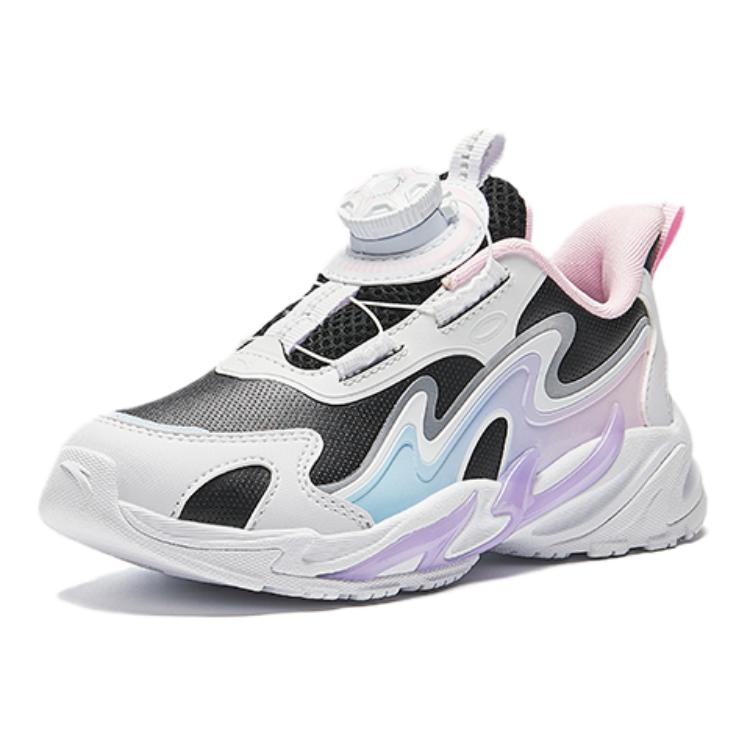 Anta Comfortable Versatile Non-Slip Durable Low-Top Kids Running Shoes Kids Sneaker Black 322439921N-3