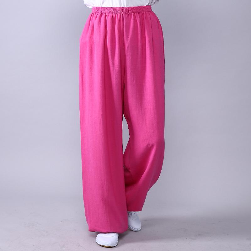 

Унісекс Дихаючі Бавовняно-Лляні Штани-Ліхтарі Тай-Цзі та Йоги для Літніх Тренувань XL