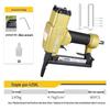 Meite 425K Pneumatic Brad Nailer U-Nailer Stapler 440KB: Versatile Sheet Metal & Woodworking Air Nail Gun Tool