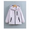 Girls Fleece Lined Outdoor Windbreaker Jacket Kids Casual Long Sleeve Outerwear
