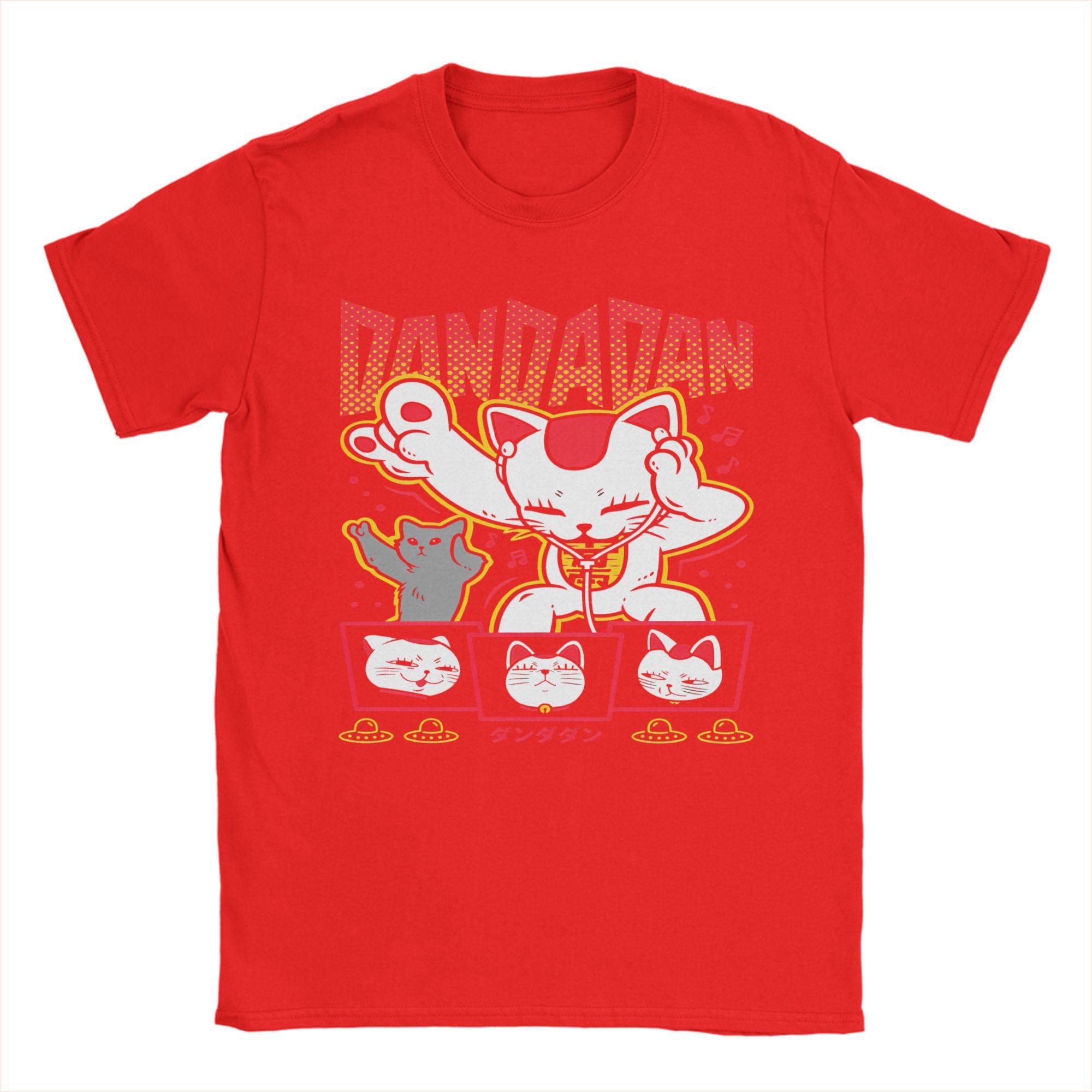 Men Women s Turbo Granny Cat Dandadan T Shirt Japan Anime Cotton Clothing Funny Short Sleeve Crewneck Tees Plus Size T-Shirt S