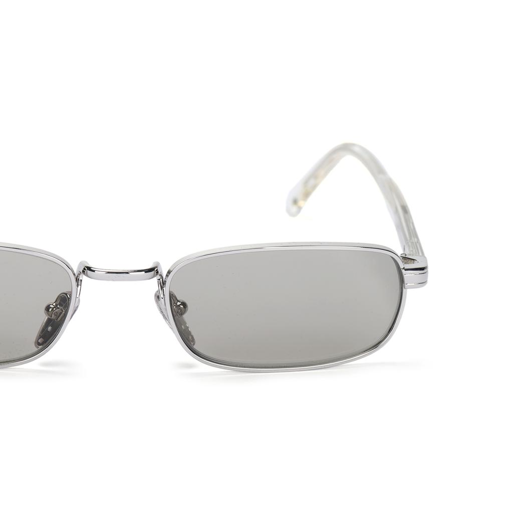 Prada Unique Design Rectangular Sunglasses Men sunglasses Silver PRB54S