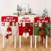 Christmas Chair Decoration Set Home Christmas Decoration Cartoon Chair Set Christmas Decoration Supplies Christmas Chair Cover