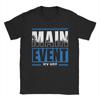 Divertenti Magliette Jey Uso Main Event Yeet da Uomo in Puro Cotone Maglietta da Uomo Wrestler Vincitore Mania Maglietta a Maniche Corte Stampa merchandise