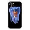 Black Tpu Case For Motorola Moto G52 G42 G60 4G G60S G71 G9 Play Plus Power One 5G Ace Dentist tooth pattern