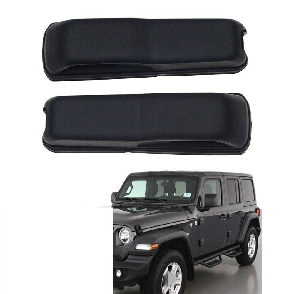 2PCS Hood Stop Bumper Windshield Rest For Jeep Wrangler JL Gladiator 68307300AC