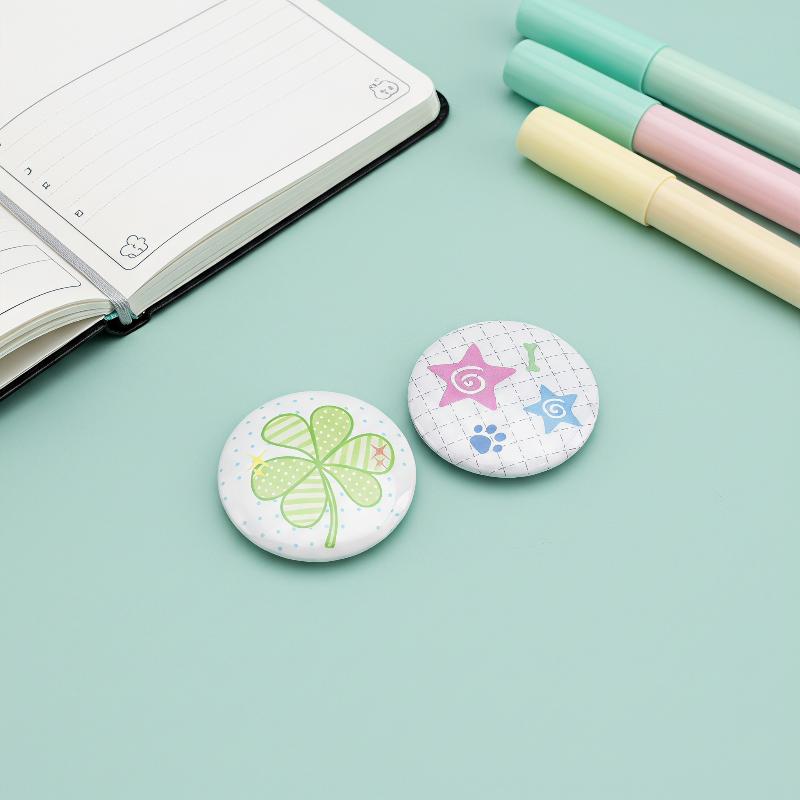 4/6Pcs Kawaii Ins Style Badge Pins Cute Musical Notes Cartoon Animals Brooch For Backpack Clothing Hat Decoration Jewelry Gifts