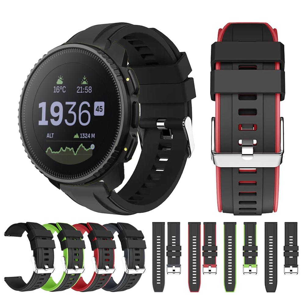 Silicone Strap For SUUNTO OCEAN/PACE Watch Band For SUUNTO 9 5 PEAK Pro/DLC/VERTICAL/3 Fitness Bracelet Belt 20mm 22mm Watchband