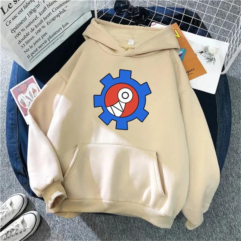 Pánská volná ležérní mikina s kapucí Street Fashion s potiskem