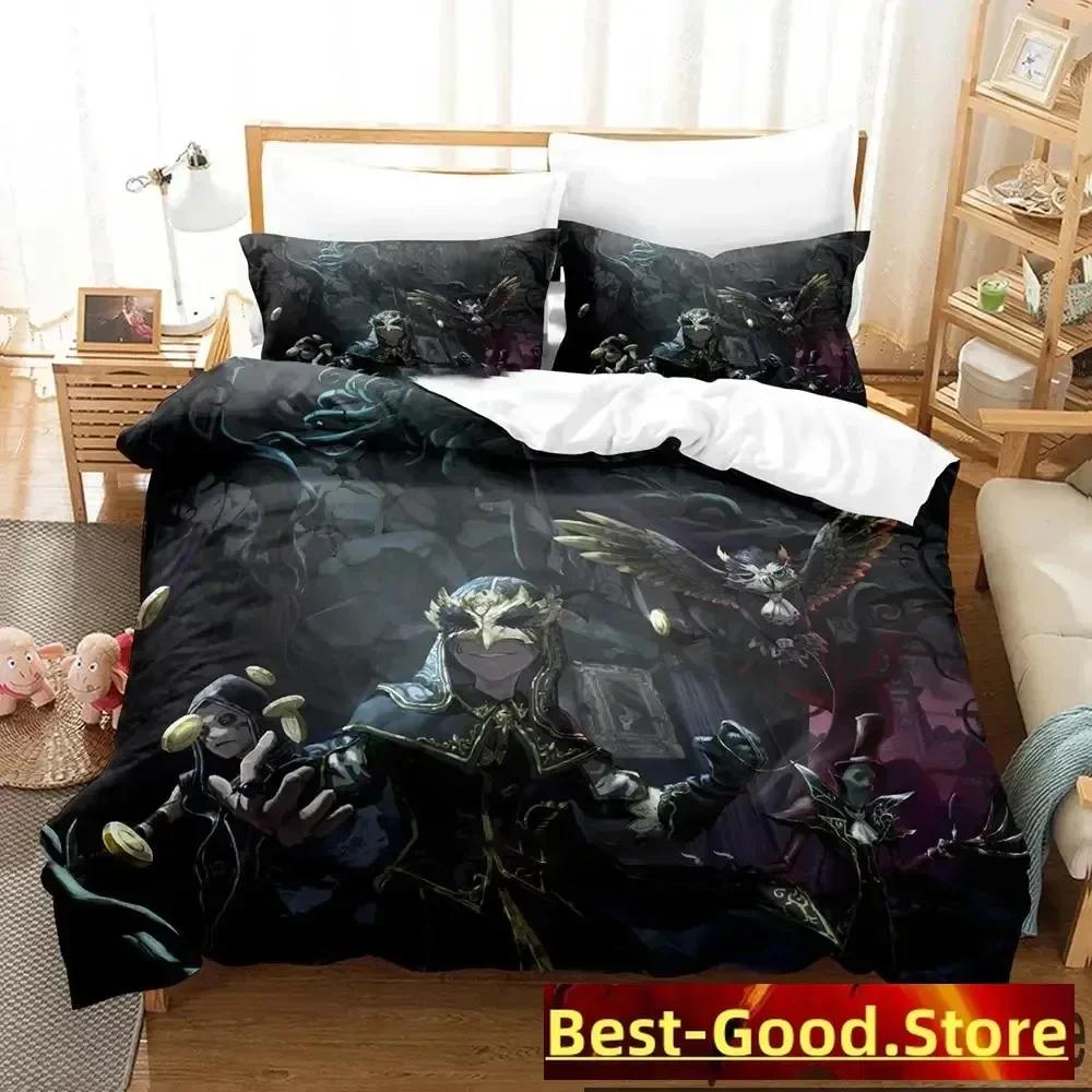 Game Identity V Anime Bedding Set Boys Girls Twin Queen King Size Duvet Cover Pillowcase Bed Boys Adult Home Textileextile
