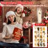 2D Plane Box 24 Double-sided Printing Pendant Countdown Calendar 24day Christmas Advent Calendar Acrylic Plane Pendant Blindbox