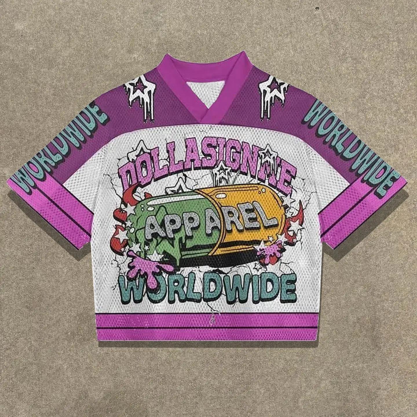 Цифровая печать с коротким рукавом свободные трикотажные футболки с графическим рисунком модные трендовые повседневные футболки с коротким рукавом Harajuku короткие рукава XXXL 2724₽