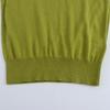 2025 Spring Women's Round Neck Knitwear with Button-Decorated Shoulder and Long Sleeves