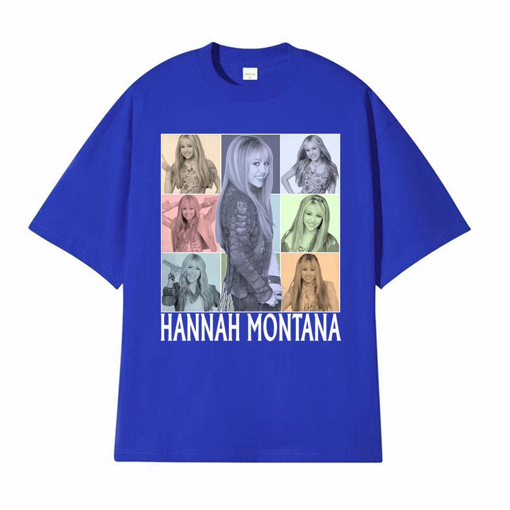 Limited Vintage Hannah Montana Mutil Style Tshirts Men Women Fashion High Quality Cool T Shirt Summer Pop Art Oversized Tshirt