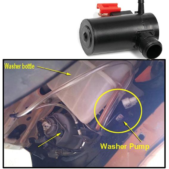 Насос омывателя лобового стекла для Subaru Forester SF 1997-2002 SG5 1997-2012, Насос омывателя переднего стекла