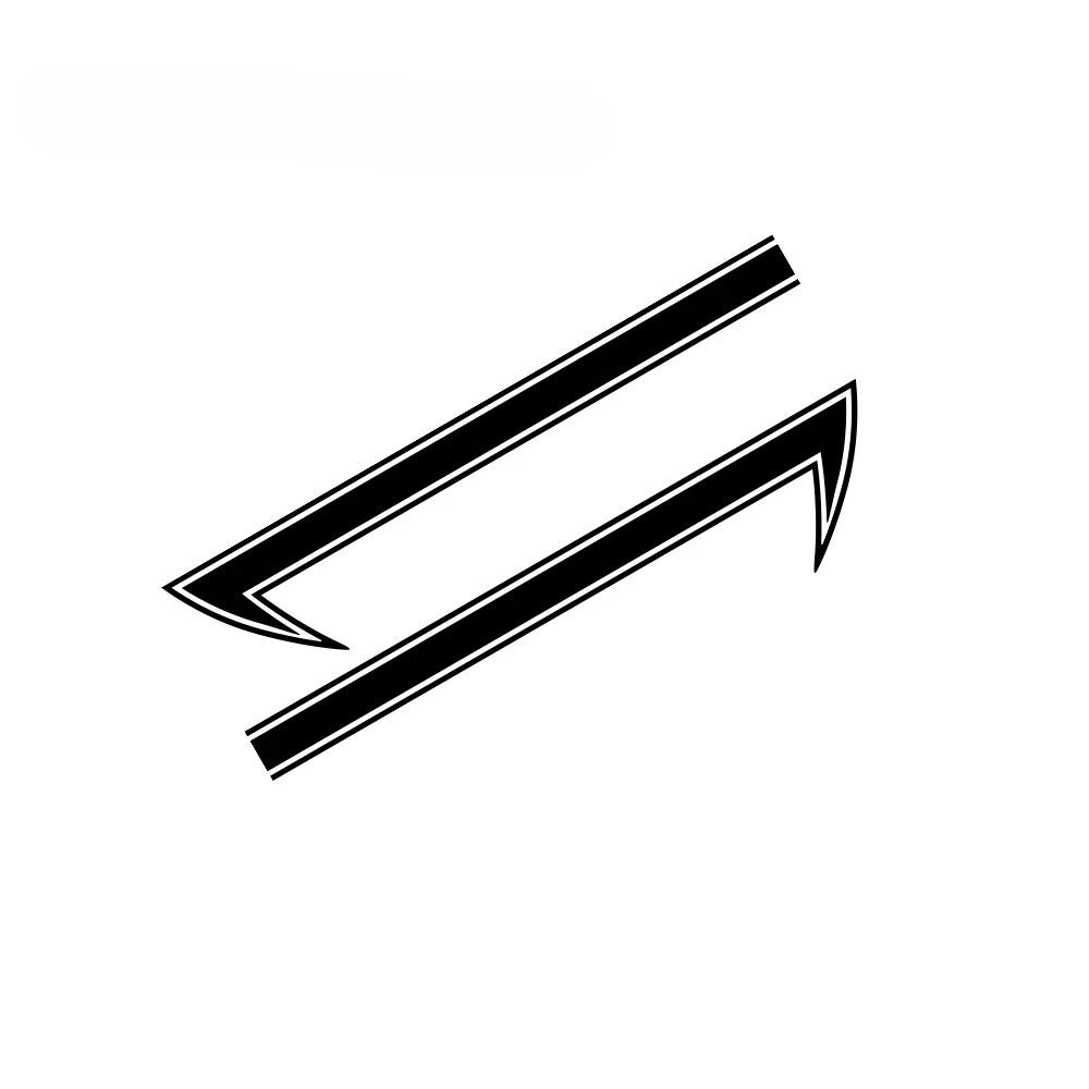 2PCS Car Bumper Stickers Vinyl Decals Auto Tuning Accessories Film Decor For Scania R Series Heavy Big Trucks Semi Trailer