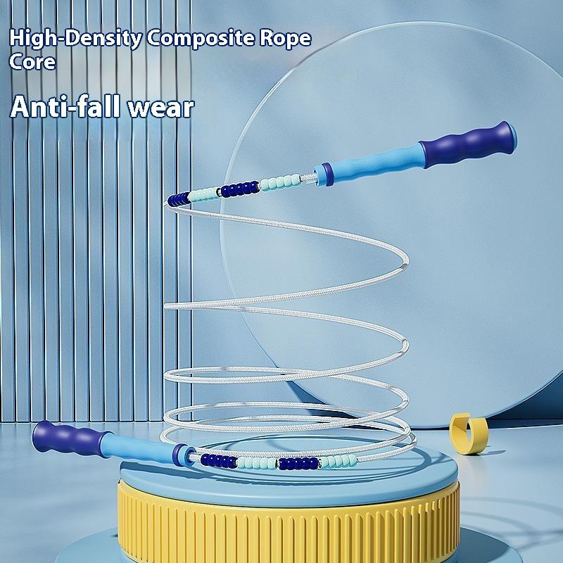 Adjustable Bamboo Jump Rope for Kids 2.8m Length Adjustable Training Equipment PVC Cord