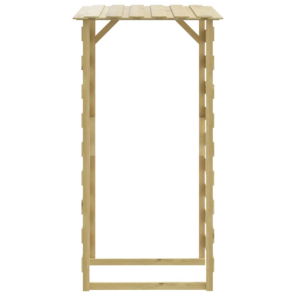 Vidaxl Gazebo da Giardino con Tetto, 3 Pezzi, 100X90X200 Cm, Pino