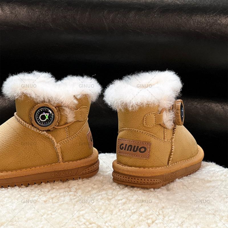 Snow Boots Male and Female Students Thickened Medium Boots Autumn and Winter Non-slip Short Boots