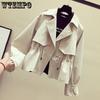 Short Windbreaker Female Spring and Autumn Thin Outerwear Korean Version of Loose All-match Casual Jacket
