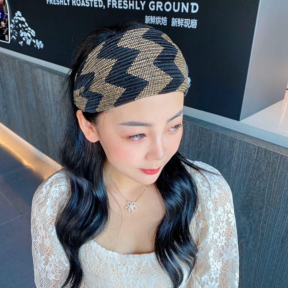 Wide-brimmed Ethnic Style Korean Style Headwear Wide Hair Hoop Female Hairbands Lace Headband