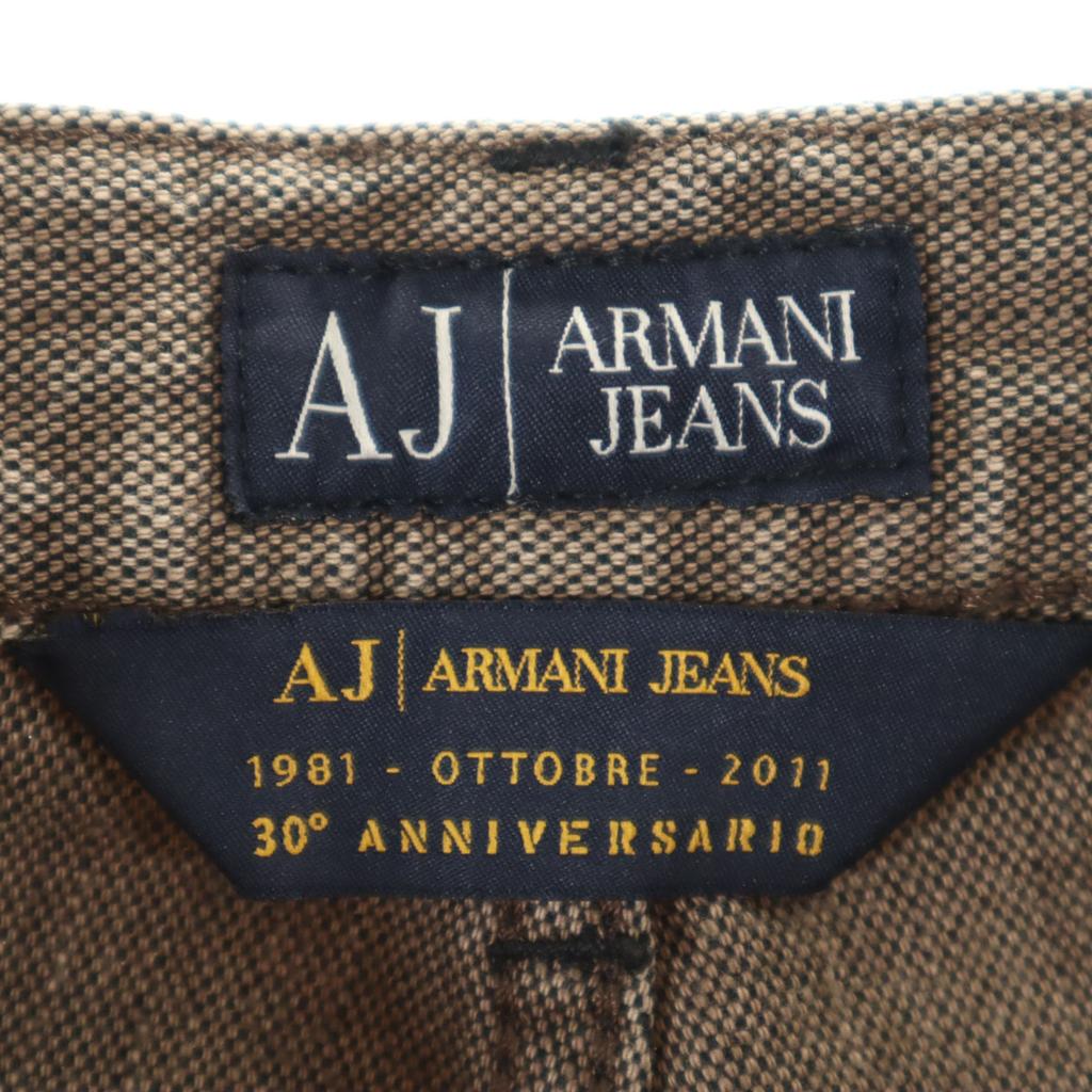 Armani Jeans Vintage işlem Düz pantolon W30 Kahverengi Erkek Kullanılmış