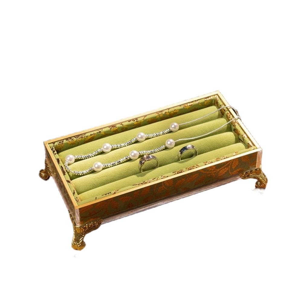 Vintage Jewelry Display Stand Velvet Jewelry Holder Box Jewelry Organizer  Jewelry Storage