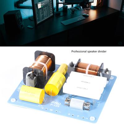 F125 Powerful 2 Way Speaker Crossover Filter Audio Frequency Divider Crossovers for Superior Audio Performances