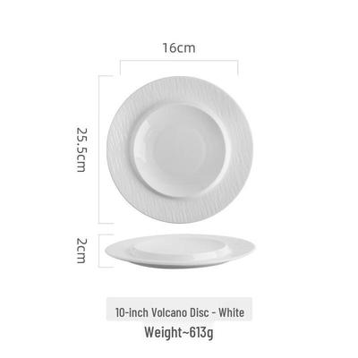ZISIZ Volcanic Rock Pattern Dinner Plate