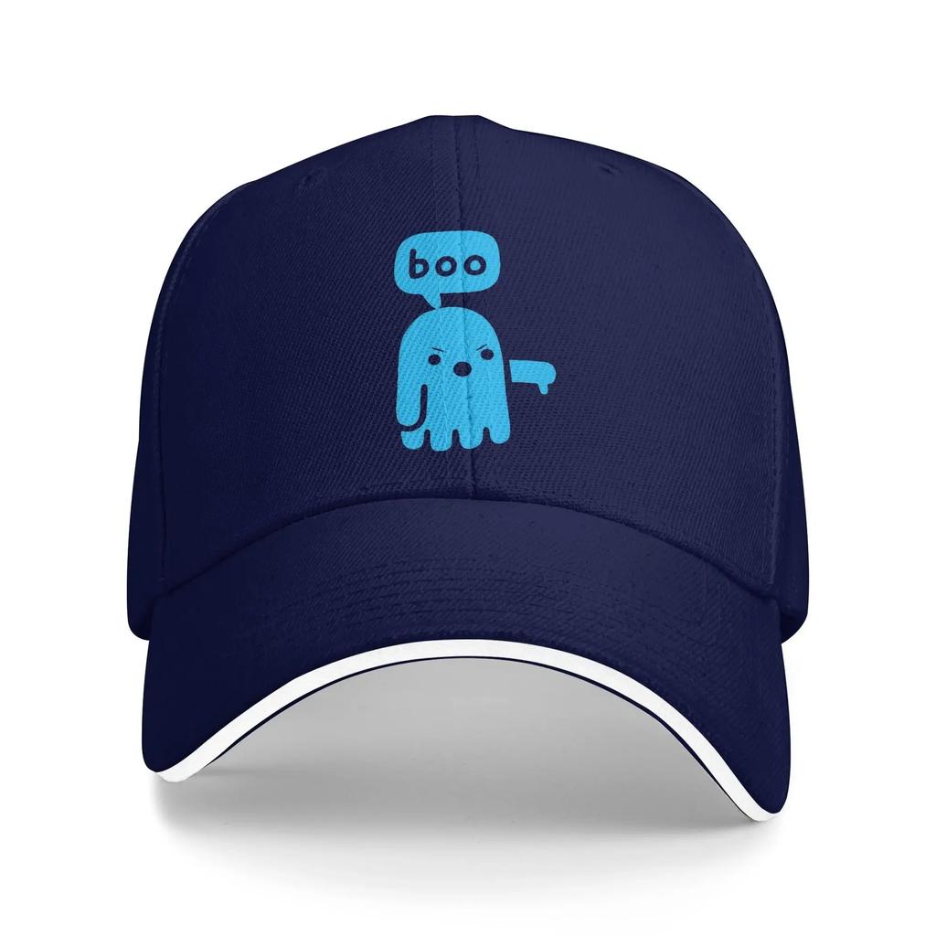 Blue Ghost Of Disapproval Casual Baseball Cap Spring Trucker Hat Dropshipping Snapback Cap Unisex-Teens Vintage Caps