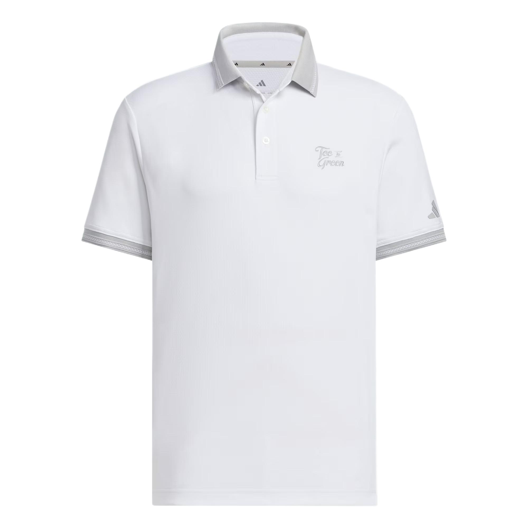 Adidas Polo Shirts Men s White Lapel Moderate Other JE7148 M
