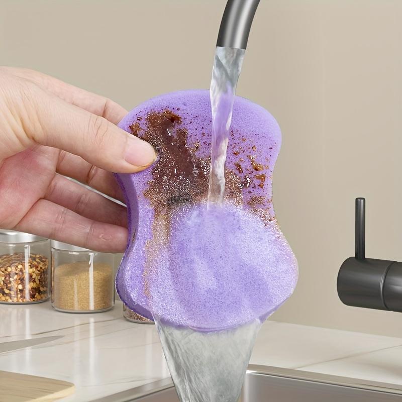 12pcs Dishwashing Sponges Kitchen Cleaning Scrub Sponges Heavy Duty Dish Sponges Multi Purpose Cleaning Sponges for Kitchen Home