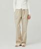 EASE Linen Elastic Waist Pants [Regular Fit]_Oatmeal_Unisex