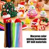 DIY Art Projects for Students 100Pcs Pipe Cleaners Handicrafts, Flexible Chenille Stems Bendable Wire Decoration Projects, Multi-colored Kids