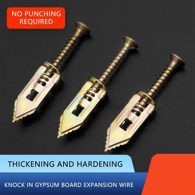Âncoras de drywall autoperfurantes, parafusos e âncoras de drywall, âncoras de drywall, âncoras de parede para drywall e ferramenta de dobradiça de porta fácil