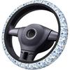 Blue Floral Steering Wheel Cover For Women & Men – Universal 15 Inch Car Accessories, Non-Slip & Stylish Design, Fits Most Cars, SUVs, And Auto