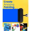 A27F-Brayer Roller For Printmaking, For Crafting, Wooden Handle Durable-Rubber Glue Roller For Ink, Paint, Great