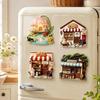 Simulation Refrigerator Magnet 3D Relief 3D Refrigerator Stickers  Refrigerator Decoration