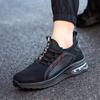 Zapatos de Seguridad Ligeros para Hombre Zapatos de Trabajo para Hombre con Puntera de Acero Antideslizantes Zapatos Reforzados Hombre Moda Transpirable Zapatilla