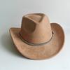 Cowboy Hat for Women and Men with Shapeable Wide Brim - Felt Cattleman Western Hats for Cowboys and Cowgirls Sombreros Vaqueros