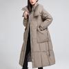 Fashion Woman Winter Coats With Belt Thick Warm Casual Winter Jacket Women's Long Parkas