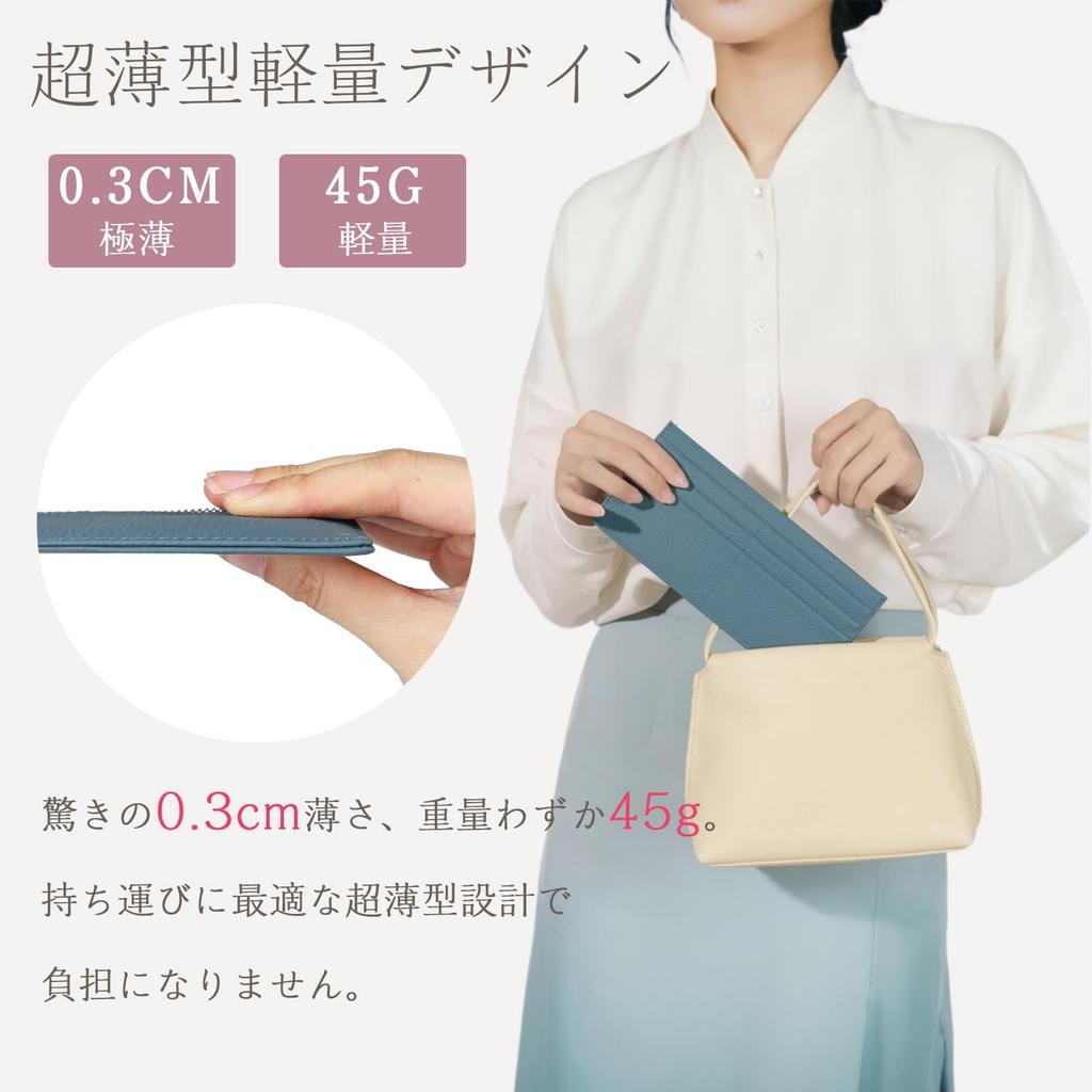 Slim Long Card Bill Genuine Popular Gift [imeetu] Women's Wallet, Ultra-Thin, Slots, Compartment, Leather, Casual, Simple, Travel, Slim, Lightweight,