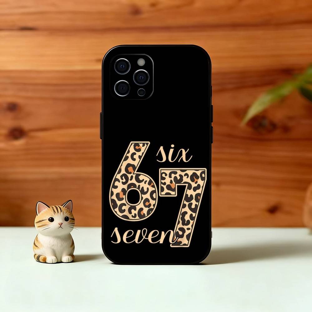 S-Six S-Seven 67 SS Phone Case Silicone Soft For IPhone 17 16 15 14 13 12 11 X XR Plus Pro Max Plus
