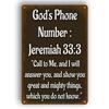 Rules of Life Inspirational Quote Vintage Metal Tin Sign Wall Decor