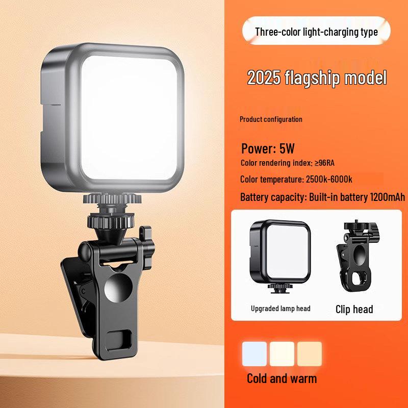 Mini Portable RGB Fill Light for Selfies, Streaming, and Photography