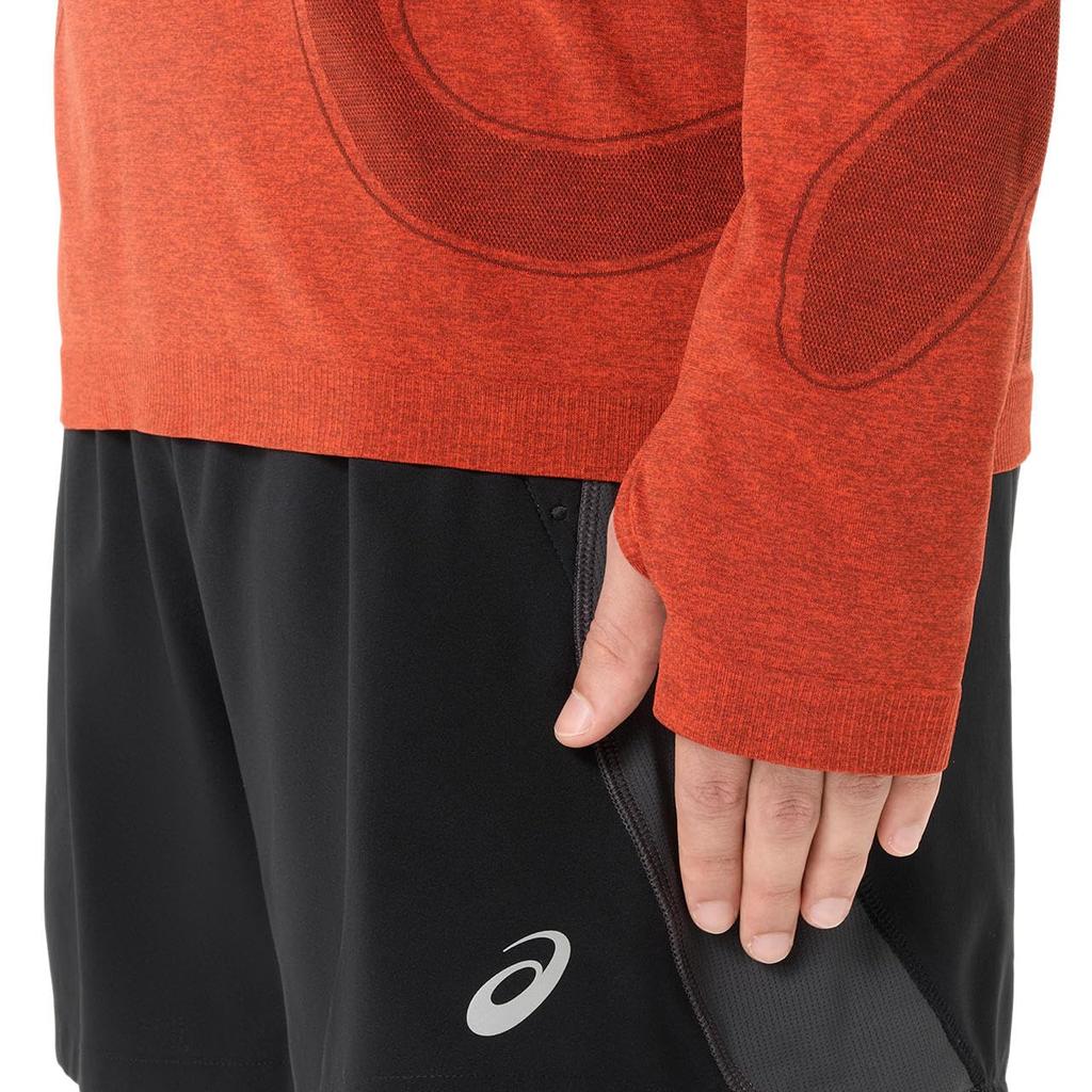 Running Wear ROAD SEAMLESS LS TOP 2011D356 402 L [ASICS] Men's (ENERGY AQUA)